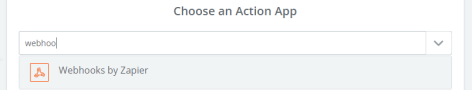Setting the action app